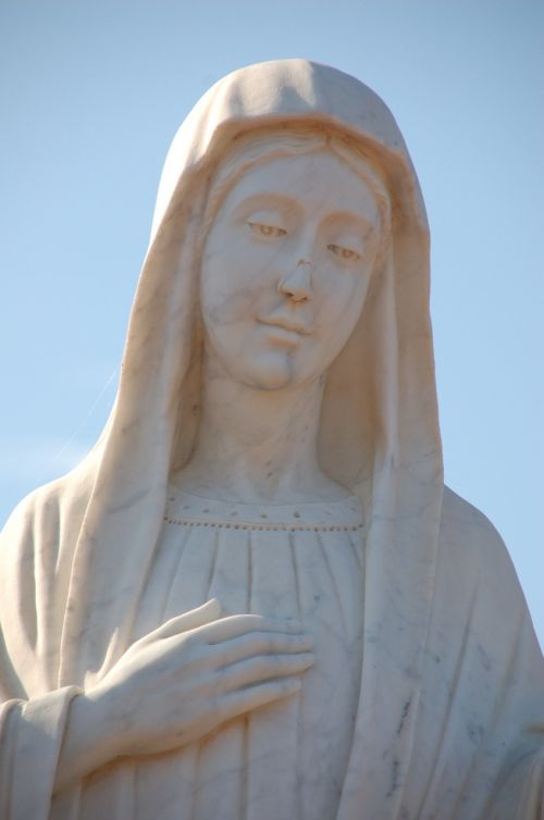Mary, Nepriekaištingas, Medjugorje, Figūra, Statula, Skulptūra, Krikščionybė, Statula