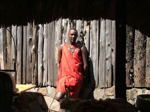 Masai, Karys, Afrika, Kenya, Kultūra, Gentis, Juoda, Etninis, Tradicinis, Tradicija, Tribal, Raudona, Maasai, Vyras, Gimtoji