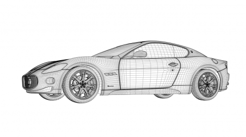 Maserati, Maserati Gt, Automobiliai, Sportinė Mašina, Prototipas, Pininfarina, Karkasas, Studijuoti, Automobilis, Kontūras, Linijos, Statyba, 3D, 3D Modelis, Kompiuterinė Grafika, Mašina, 3D Vizualizacija