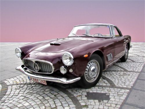 Maserati, 3500 Gt Kupė, Chromas, Blizgesys, Sportinė Mašina, Automobiliai, Ispanų, Prekinis Ženklas, Vintage, Autoklassieker, Automobilis