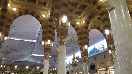 Masjid Nabawi, Masjid, Madinah, Medina, Maldos, Musulmonas, Haram, Ramadanas