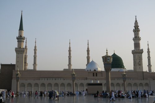 Masjid Nabawi,  Medina,  Aš Į Mediną,  Masjid,  Minaretas,  Architektūra,  Musulmonų,  Kelionė