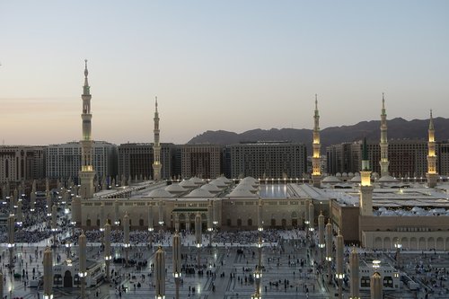 Masjid Nabawi,  Aš Medina Medina,  Architektūra,  Miestas,  Kelionė,  Religija