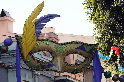 Kaukė,  Kaukes,  Mardi & Nbsp,  Gras,  Šventė,  Mask Banner