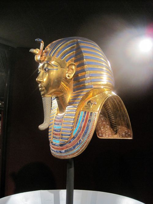 Kaukė,  Veidas,  Karalius,  Auksas,  Lobis,  Senovės,  Kopija,  Karaliaus Tutankhamono Kaukė
