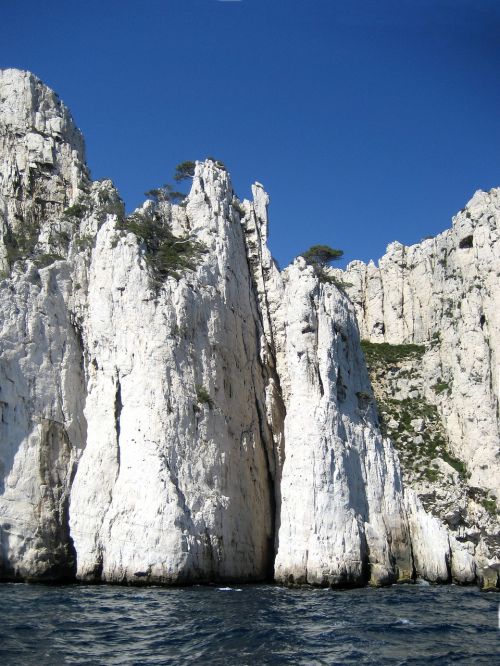Kalbančių Masyvas, Kalkakmenis, Uolos, Cassis, Provence-Alpes-Côte Dazur, Viduržemio Jūros, France