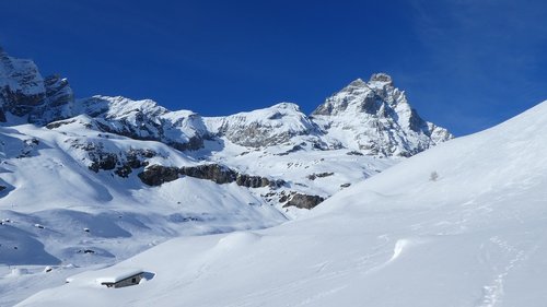 Matterhorn,  Alpės,  Italija,  Kalnų,  Sniegas,  Alpine,  Kraštovaizdis,  Žiema