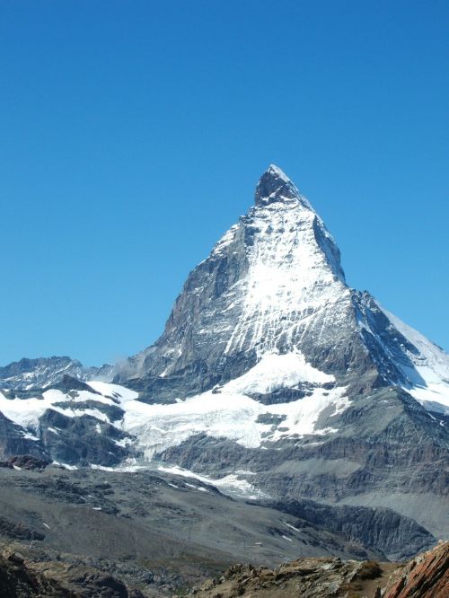 Matterhorn, Alpės, Kraštovaizdis, Kalnas, Alpių, Šveicarija, Piko, Gamta, Europa, Swiss, Zermatt, Europietis, Lauke, Nuotykis, Alpinizmas, Ledynas