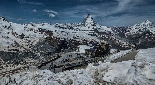 Matterhorn, Europa, Šveicarija, Zermatt, Alpių, Aukštas Alpės, Gornergrat, Stovo Geležinkelis