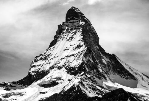 Matterhorn, Šveicarija, Kalnas, Alpės, Gamta, Europa, Zermatt, Piko, Vaizdingas, Viršuje, Aukščiausiojo Lygio Susitikimas, Bjaurus, Kietas, Įspūdingas, Alpinizmas, Orientyras, Žinomas, Iššūkis