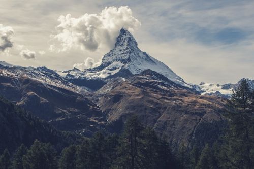 Matterhorn, Kalnas, Alpės, Šveicarija, Aukštas, Piko, Viršuje, Vaizdas, Lauke, Swiss, Nuotykis, Gamta, Vaizdingas, Alpinizmas, Zermatt, Žinomas, Panorama, Aukštis, Europa, Aukščiausiojo Lygio Susitikimas