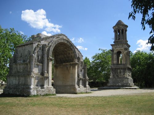 Mauzoliejus, Lankas, Romėnų, Glanum, Saint-Rémy-De-Provence, Archeologija