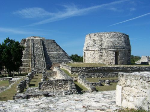 Mayan, Maya, Senovės, Meksika, Šventykla, Akmuo, Meksikietis, Yukatanas, Civilizacija, Piramidė, Archeologija, Sugadinti, Archeologiniai