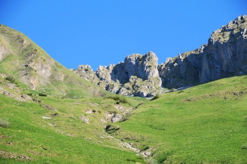 Pieva, Kalnas, Akmenys, Ganykla, Gamta