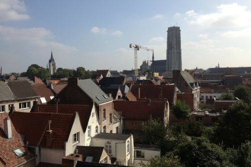 Mechelen, Saint Rombautstoren, Panorama, Bažnyčia