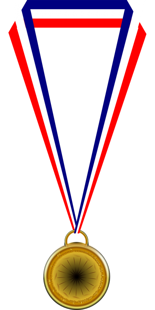 Medalis, Medalionas, Nugalėtojas, Sportas, Olimpinis, Nemokama Vektorinė Grafika