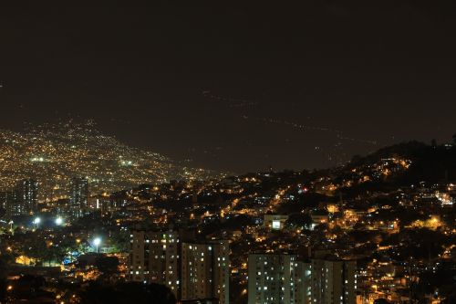 Naktis, Medellín, Miestas, Kolumbija