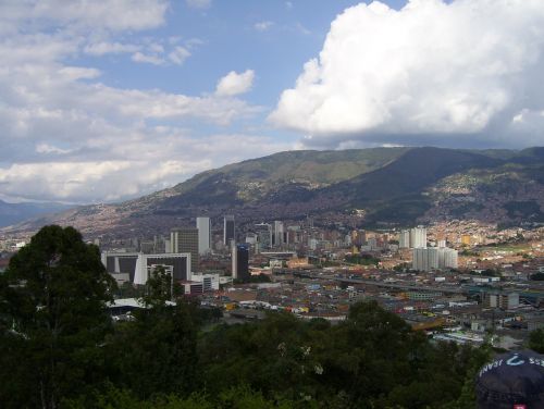 Medellín, Kolumbija, Pueblito Paisa, Architektūra, Panorama, Miestas, Miesto Panorama, Bokštas, Pastatas, Orientyras, Miesto, Vaizdingas, Peizažas, Centro, Metropolis, Pastatai, Didmiestis