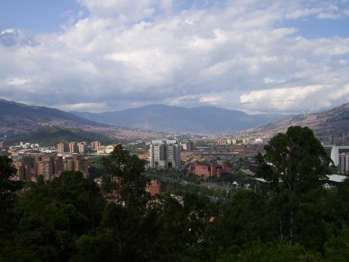 Medellín, Kolumbija, Pueblito Paisa, Architektūra, Panorama, Miestas, Miesto Panorama, Bokštas, Pastatas, Orientyras, Miesto, Vaizdingas, Peizažas, Centro, Metropolis, Pastatai, Didmiestis
