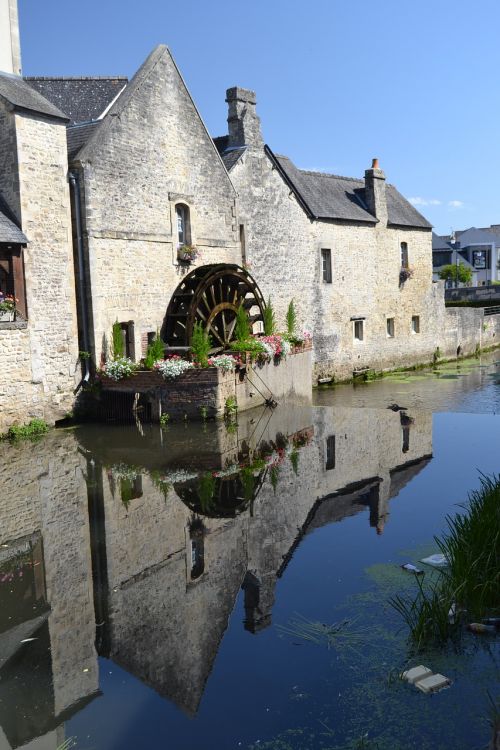 Viduramžių, Bayeux, France, Senamiestis, Istoriniai Pastatai, Senas Pastatas, Akmuo, Namai