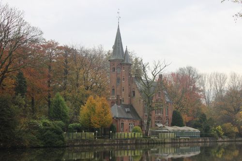 Viduramžių, Kanalas, Brugge, Belgija, Pastatas