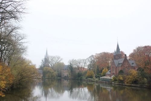 Viduramžių, Kanalas, Brugge, Belgija, Pastatas