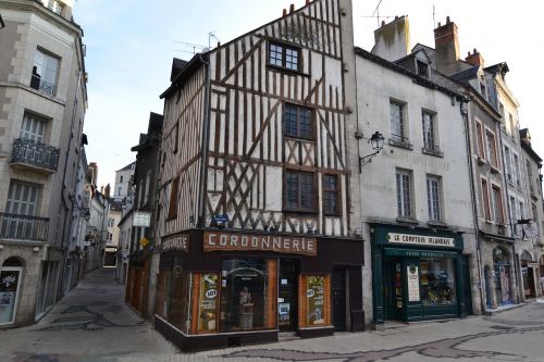 Viduramžių Gatvė,  Batų Taisymas,  Viduramžių Namai,  Rąstinis Namas,  Blois,  France