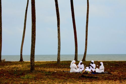 Meditacija, Bendruomenė, Sesuo, Papludimys, Kranto, Beninas