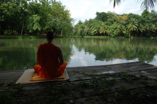 Meditacija,  Ežeras,  Budistinis,  Ramybė,  Koncentracija,  Taika,  Vidinis,  Meditacija Ežere