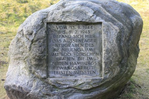 Memorialinė Plokštelė, Žydų Persekiojimas, Konzentrationslager, Holokaustas, Šoa, Hamburgas