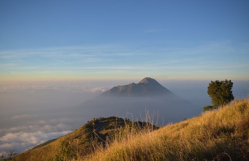 Apdaila,  Kalnų,  Indonezija,  Java,  Vulkanas,  Kraštovaizdis,  Lauko
