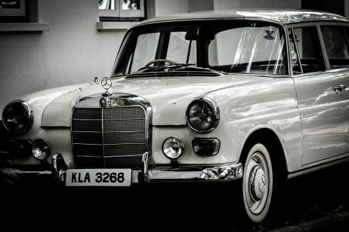 Mercedes, Vintage, Automobilis, Indija, Meilė, Senas, Grožis, Vintagecars