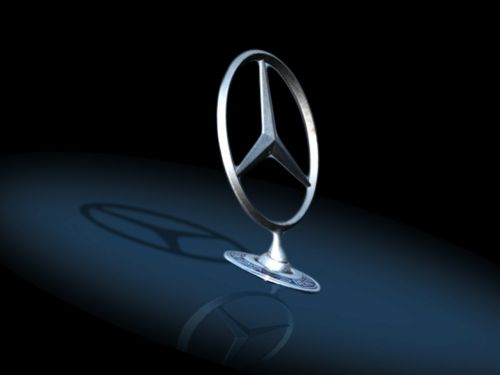 Mercedes, Daimleris, Benz, Prekinis Ženklas, Logotipas, Žvaigždė, Automobilis, Mėlynas, Automatinis, Gamintojas