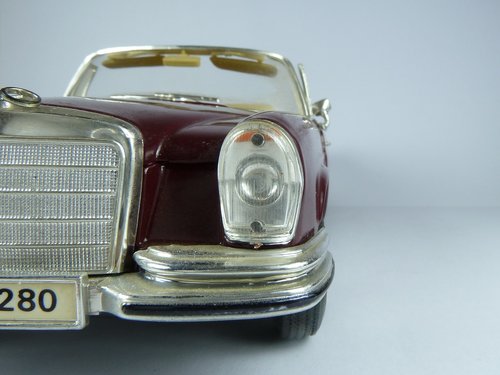 Mercedes,   280 Se,   Cabrio,   1967,   280Se,   Convertible,   1X18,   Model Car,   Maisto