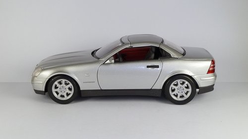 Mercedes,   Slk,   230,   1996,   Cabrio,   Convertible,   1X18,   Model Car,   Maisto