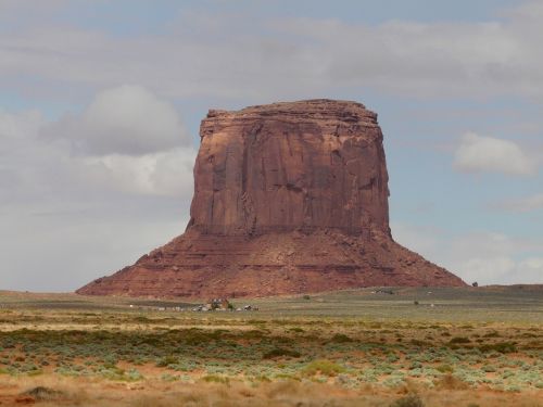 Merrick Butte, Paminklo Slėnis, Kayenta, Arizona, Usa, Kalnas
