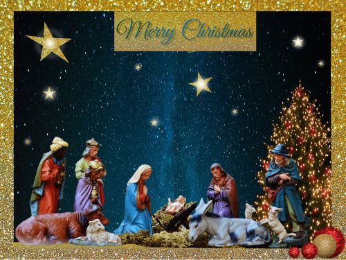 Linksmų Kalėdų, Kalėdinis Atvirukas, Atvirukas, Kalėdų Sveikinimas, Kalėdų Motyvas, Kalėdos, Laimingas Fiksuotas, Atostogos, Meilės Šventė, Sveikinimai, Mėlynas, Šaltas, Adventas, Kontempliatyvas, Laimingas, Kalėdų Laikas, Nuotaika, Naktis, Žvaigždė