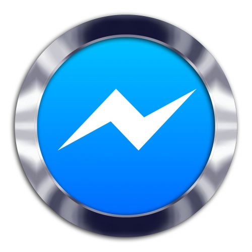 Messenger, Facebook, Komunikacija, Internetas, Tinklas, Piktograma