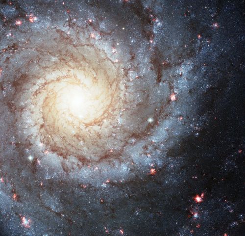 Messier 74, Ngc 628, Spiralinė Galaktika, Galaktika, Žvaigždėtas Dangus, Erdvė, Visata, Visi, Naktinis Dangus, Dangus, Astronautika, Nasa, Kosmoso Kelionės, Aviacija, Astronomija, Mokslas, Tyrimai