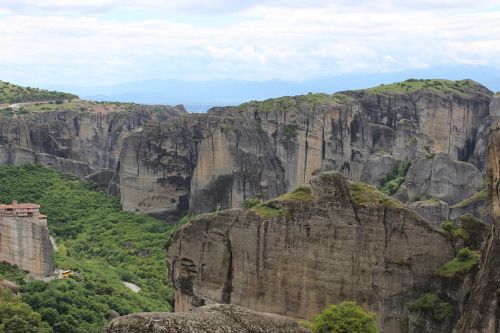 Meteora, Vienuolynas, Graikija, Kraštovaizdis, Religija, Pastatas, Akmenys, Kalnai