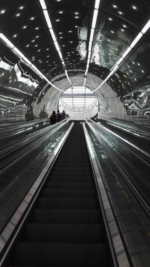 Metro, Stotis, Vamzdžio Tunelis, Eskalatorius, Laiptai