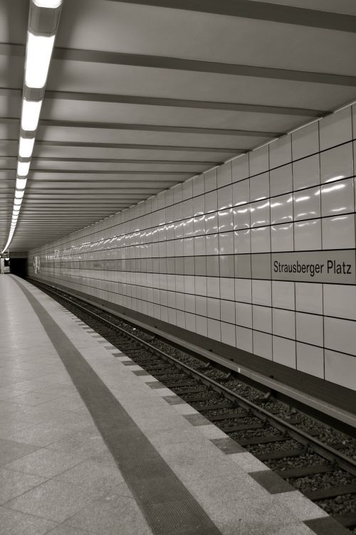 Metro, Tunelis, Platforma, Transportas