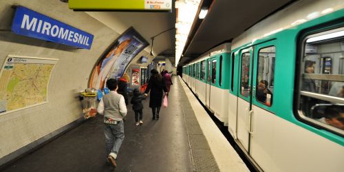 Metro, Paris, Transportas, France, Metro Stotis, Skydas, Kapitalas