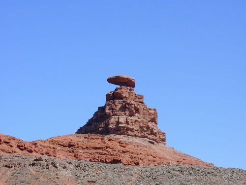 Meksikietiška Skrybėlė, Paminklo Slėnis, Utah, Akmens Formavimas