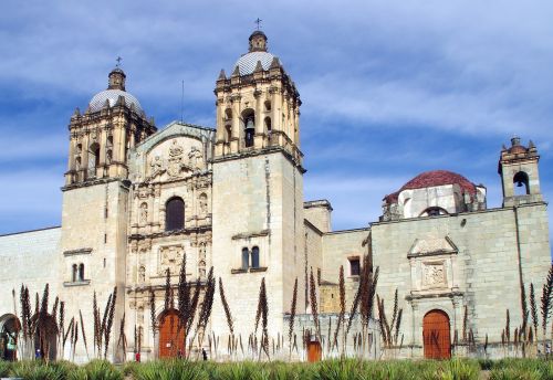 Meksika, Oaksaka, Katedra, Parvis, Barokas, Architektūra