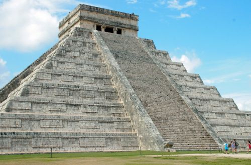 Meksika, Chichen Itza, Piramidė, Maya, Castillo, Griuvėsiai