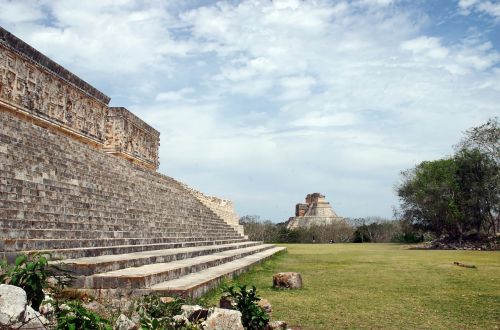 Meksika, Uxmal, Piramidė, Maya, Griuvėsiai, Kolumbijos Civilizacija, Yukatanas