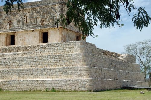Meksika, Yukatanas, Uxmal, Maya, Griuvėsiai, Piramidė, Šventykla, Civilizacija, Columbian