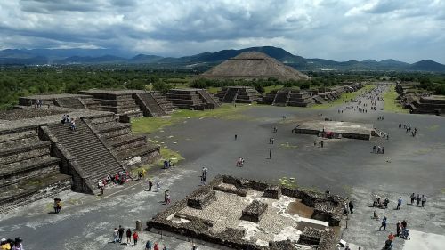 Meksika, Turizmas, Griuvėsiai, Piramidės, Totiukanas, Aztecs