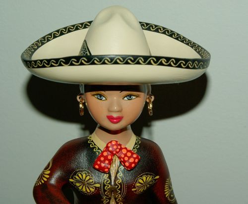 Meksika, Sombrero, Skrybėlę, Moteris